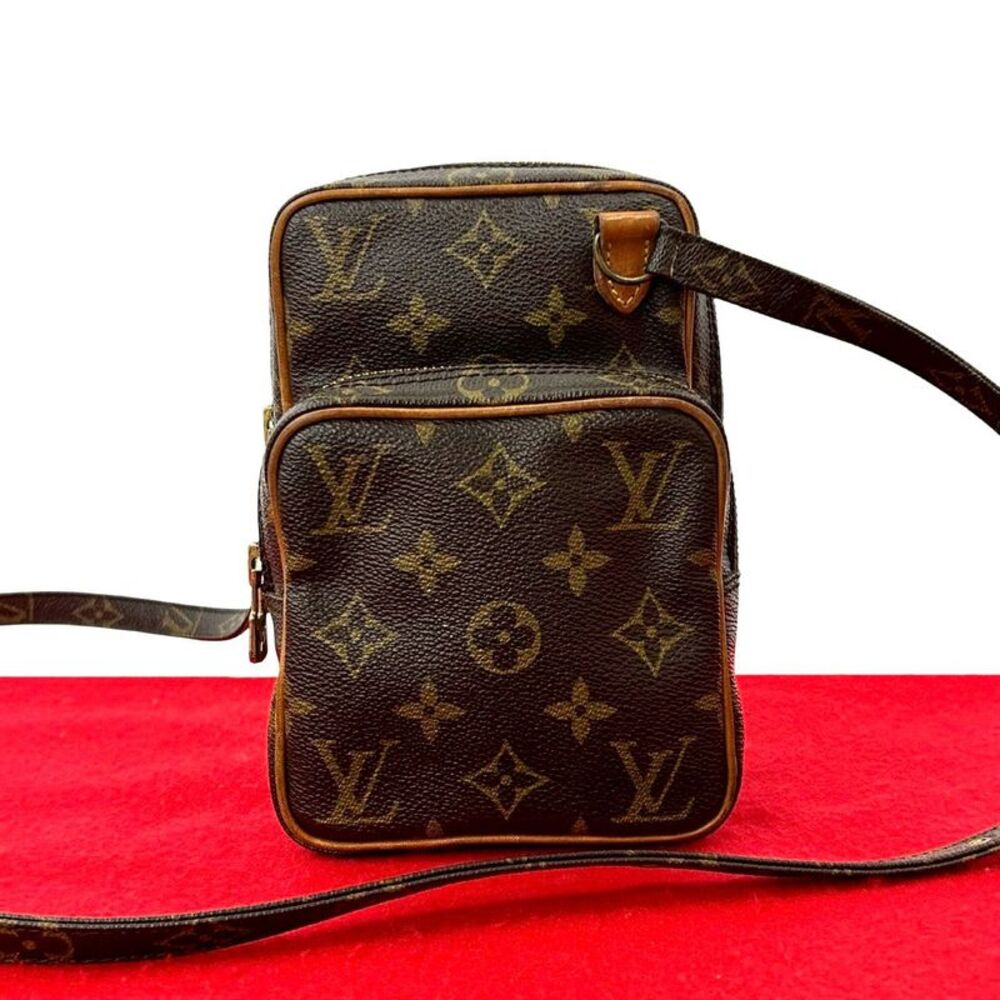 Louis Vuitton Amazon Monogram Leather Mini Shoulder Bag